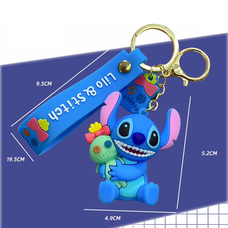 Móc Khóa Xe Hơi Hình Stitch Dễ Thương