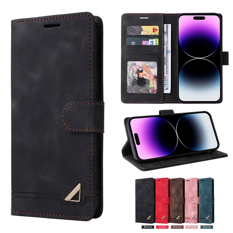 Bao Da Điện Thoại Nắp Lật Khóa Từ Tính Thời Trang Cho Samsung M13 Note 20 Ultra Note10 + Note9 note8 M31 M11 M10