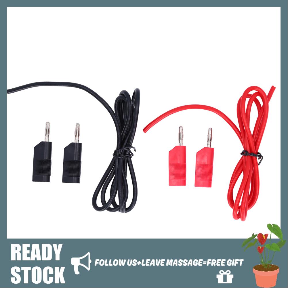Dajrrhd Bananas Plug Testing Cable Brass PE Banana Test Lead for Car