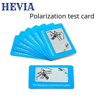 Thẻ kiểm tra phân cực hevia cho kính mát và kính râm