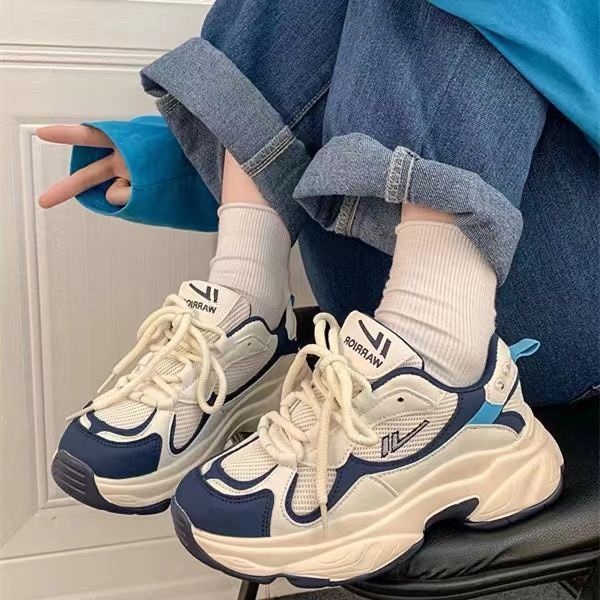 Giày Thể Thao Đế Dày Tăng Chiều Cao Trọng Lượng Nhẹ Chống Trượt Thời Trang Mùa Hè