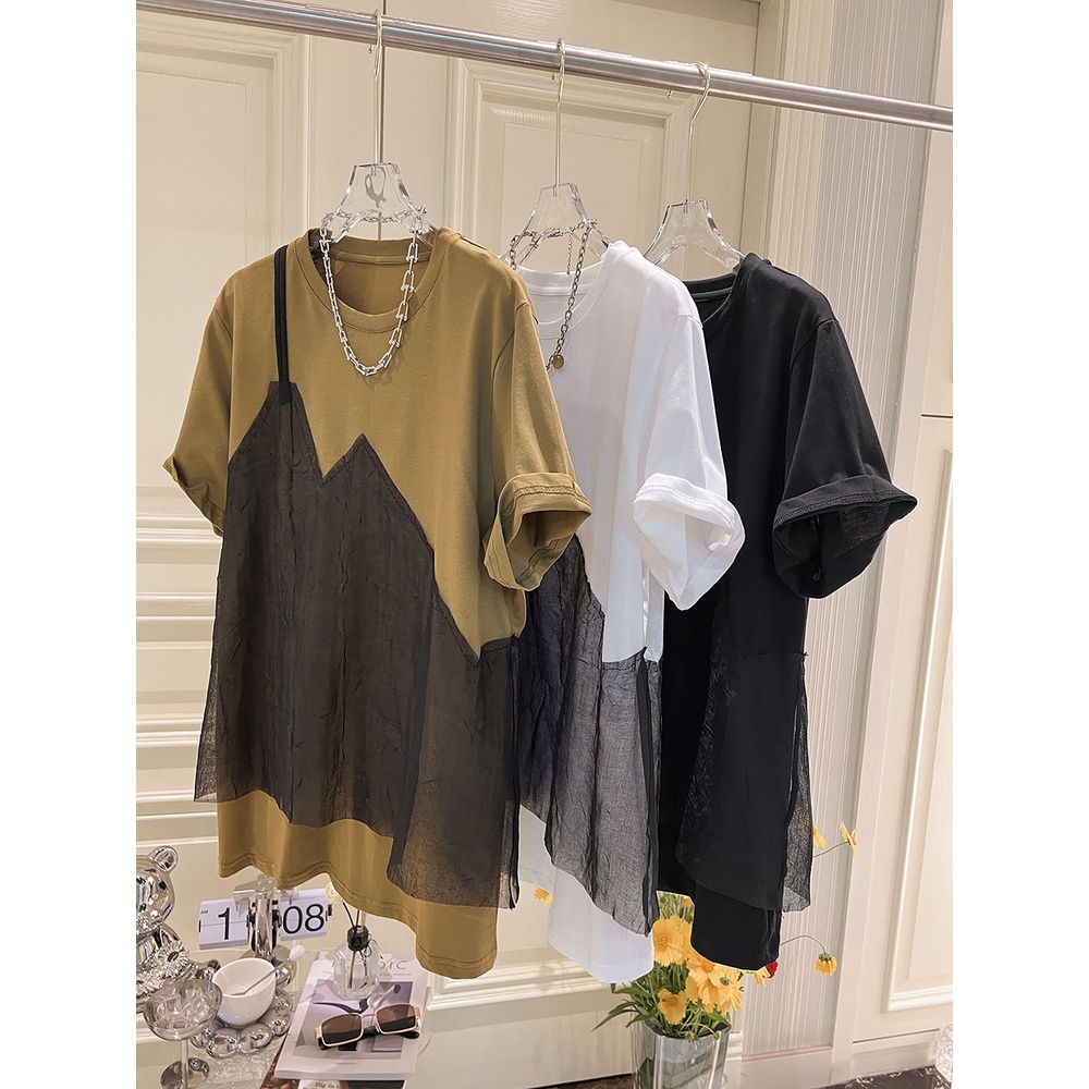 Áo Thun Tay Ngắn Plus Size Cho Nữ