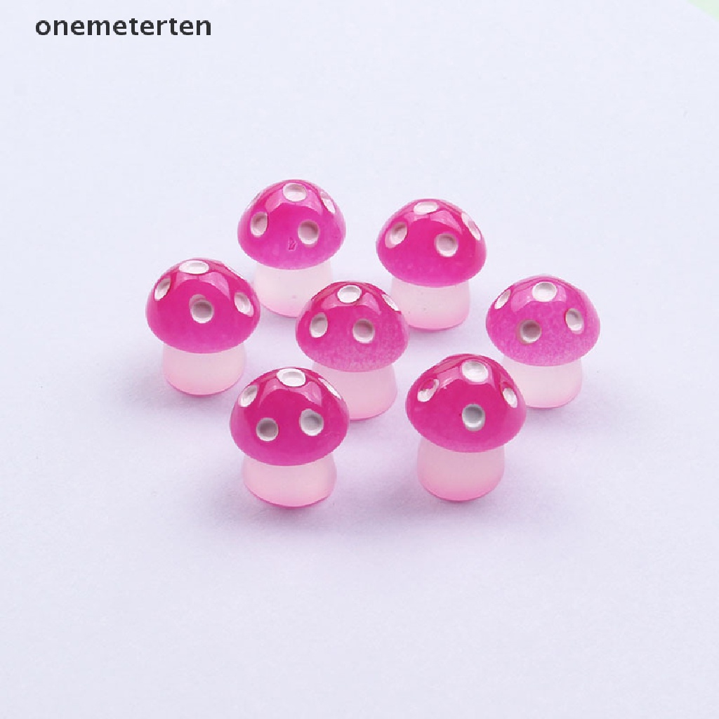 Bộ 5 Nấm Dạ Quang Trang Trí Tiểu Cảnh DIY