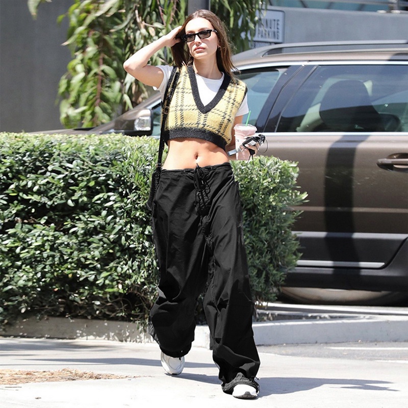 Quần Thể Thao Lưng Thấp Thời Trang Đường Phố Y2K