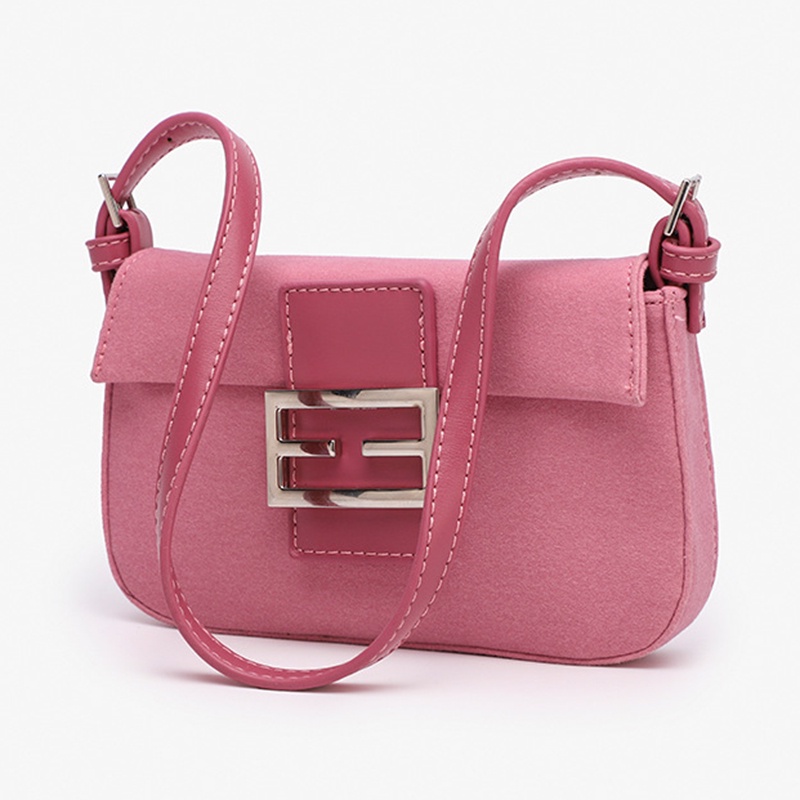 Túi Đeo Vai Màu Hồng Mờ Thời Trang Cho Nữ