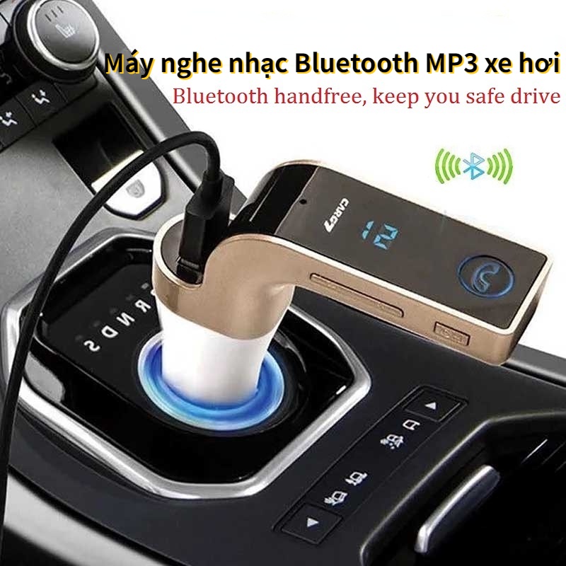 Máy nghe nhạc mp bluetooth ô tô-Phát nhạc đã nhận trên ô tô - Trình phát Bluetooth G7