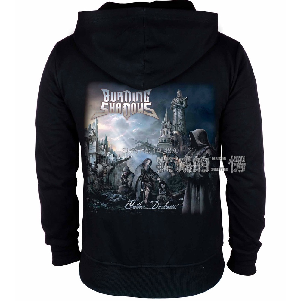 Áo Khoác Hoodie Lông Cừu In Hình Vỏ Sò Arkona Rock 4 Thiết Kế Cổ Điển punk death