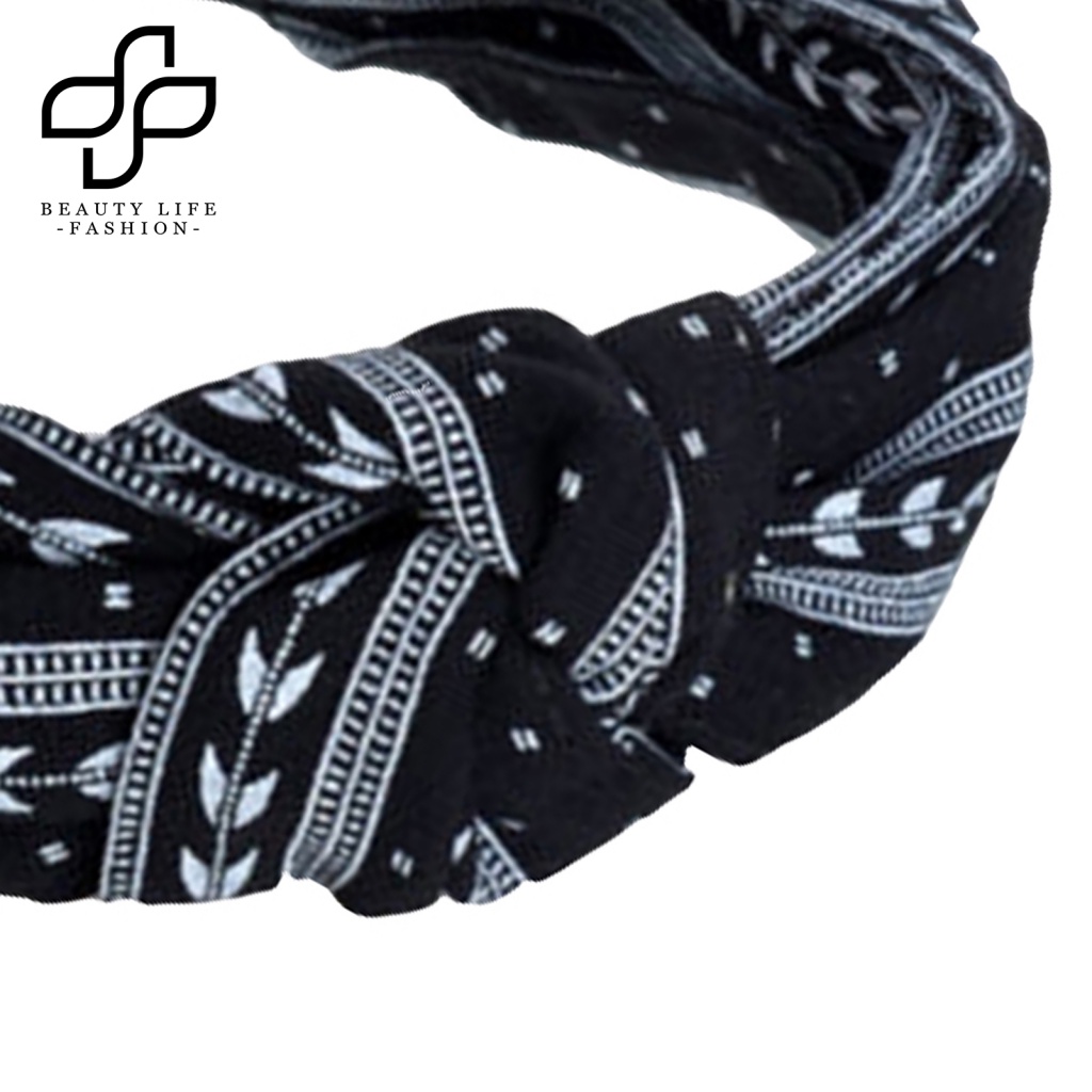 Băng Đô Thắt Nút Chéo Bằng Vải Thoải Mái Quyến Rũ Mặc Hàng Ngày