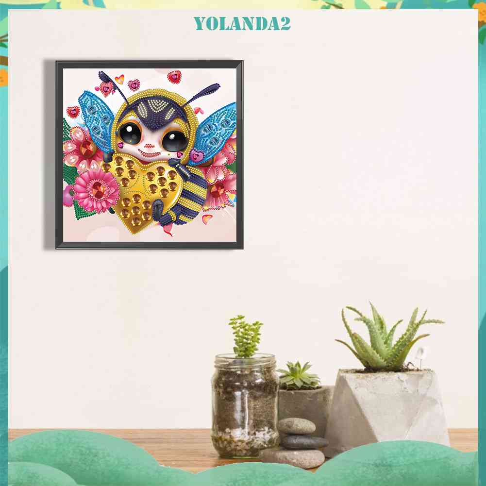 Bộ Tranh Đính Đá 5D Họa Tiết Động Vật Độc Đáo DIY Dùng Trang Trí Nhà Cửa