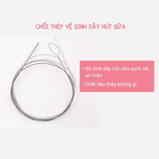 Dây Cọ Vệ Sinh Dây Hút Ống Hơi Máy Hút Sữa Dài 70cm Mới 100%