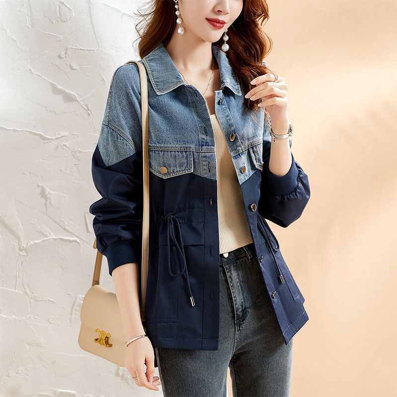 Áo Khoác Denim Thời Trang Thoáng Khí Thoải Mái Cá Tính