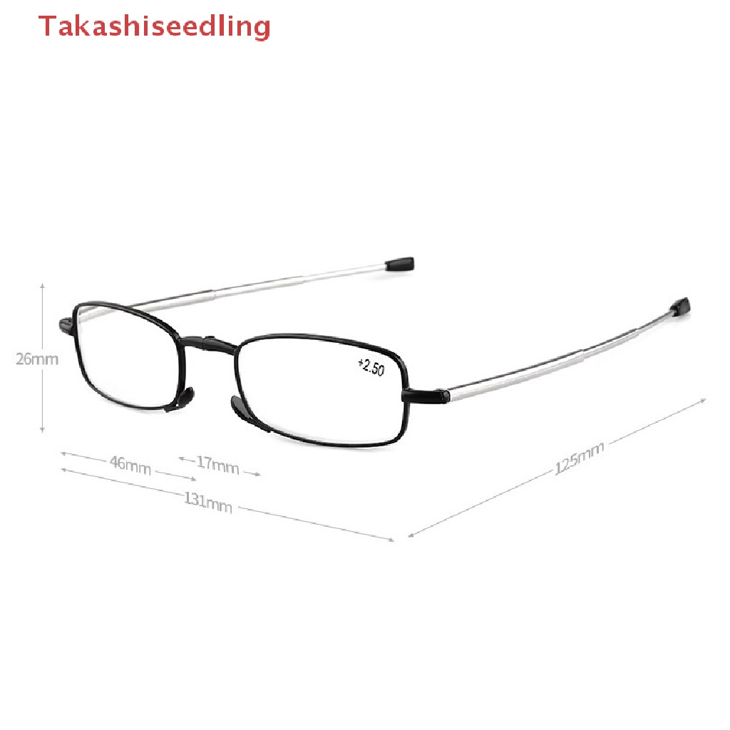 Kính Đọc Sách Chống Ánh Sáng Xanh Có Thể Gấp Gọn Kèm Hộp Đựng Dành Cho Nam Nữ