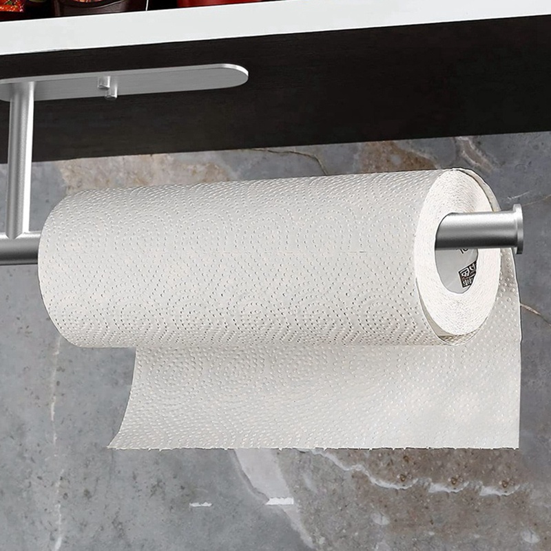 Giá Đỡ Cuộn Khăn Giấy Tự Dính Tiện Dụng Cho Nhà Bếp