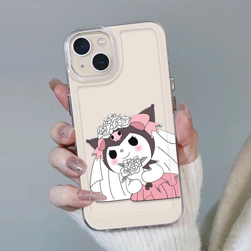 ✅Ốp Điện Thoại Mềm Trong Suốt In Hình Kuromi Baku Cho iPhone 14Promax 13 / 12 / 11 xr 7 / 8pins