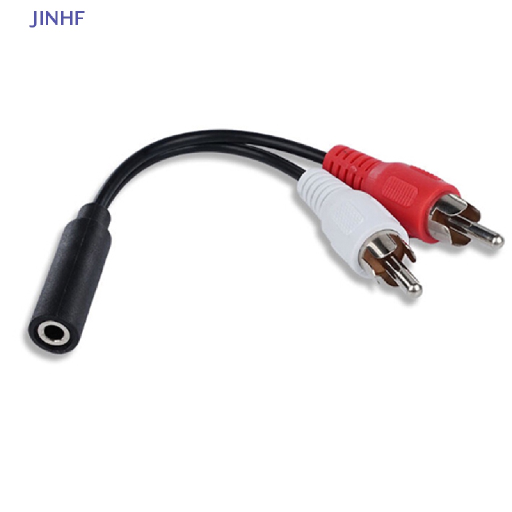 Cáp Chuyển Đổi Âm Thanh 2 Trong 1 Từ 3.5mm Sang 2rca Nhân Vật JINHF Xinh Xắn Chất Lượng