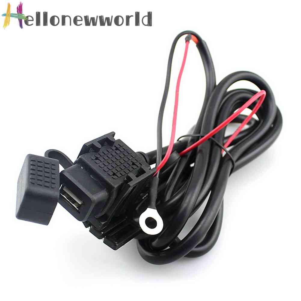 Cục Sạc Điện Thoại Di Động Chống Nước Có Cầu Chì 2.1A USB Cho Xe Máy