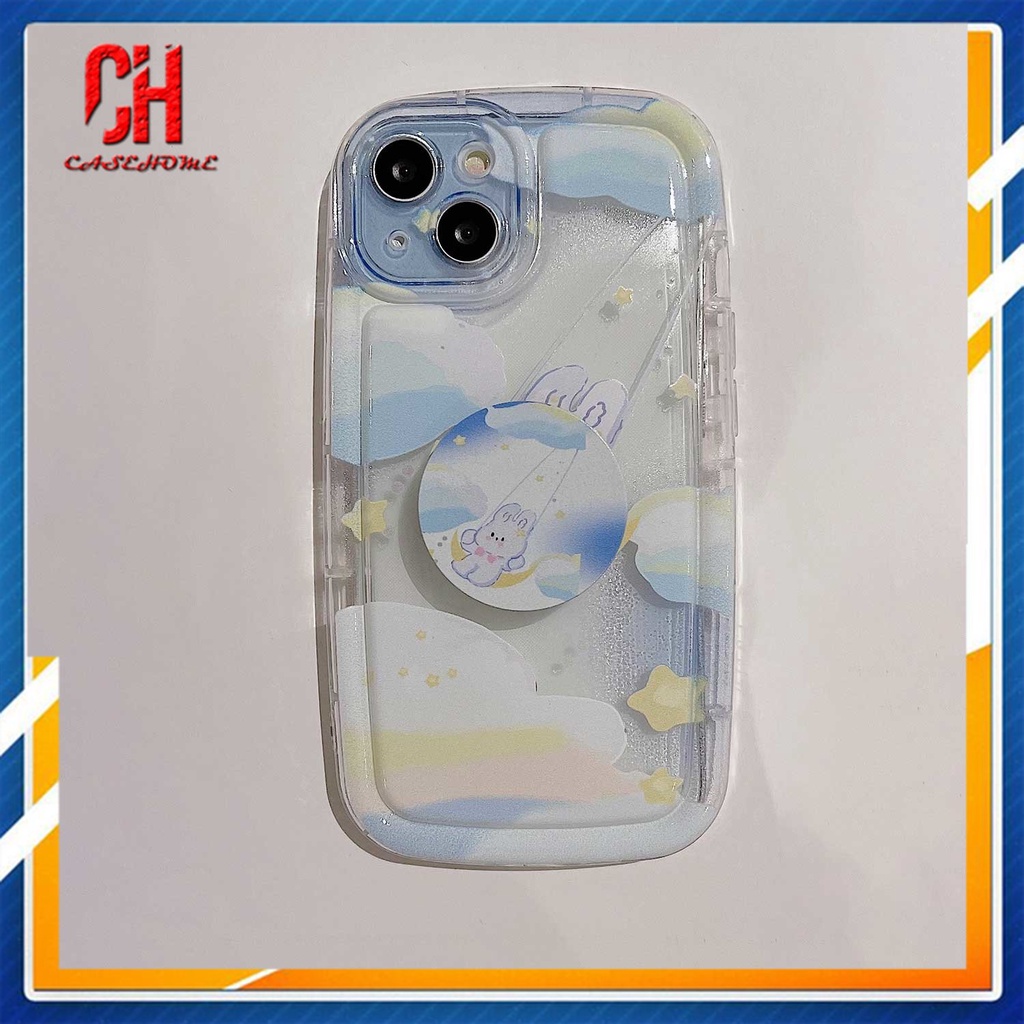 Ốp Điện Thoại TPU Mềm Chống Sốc Có Giá Đỡ Cho IPhone 7 Plus 11 6 6S 8 14 Plus XR 11 12 13 14 PRO MAX 11 12 13 X XS MAX Se 2020