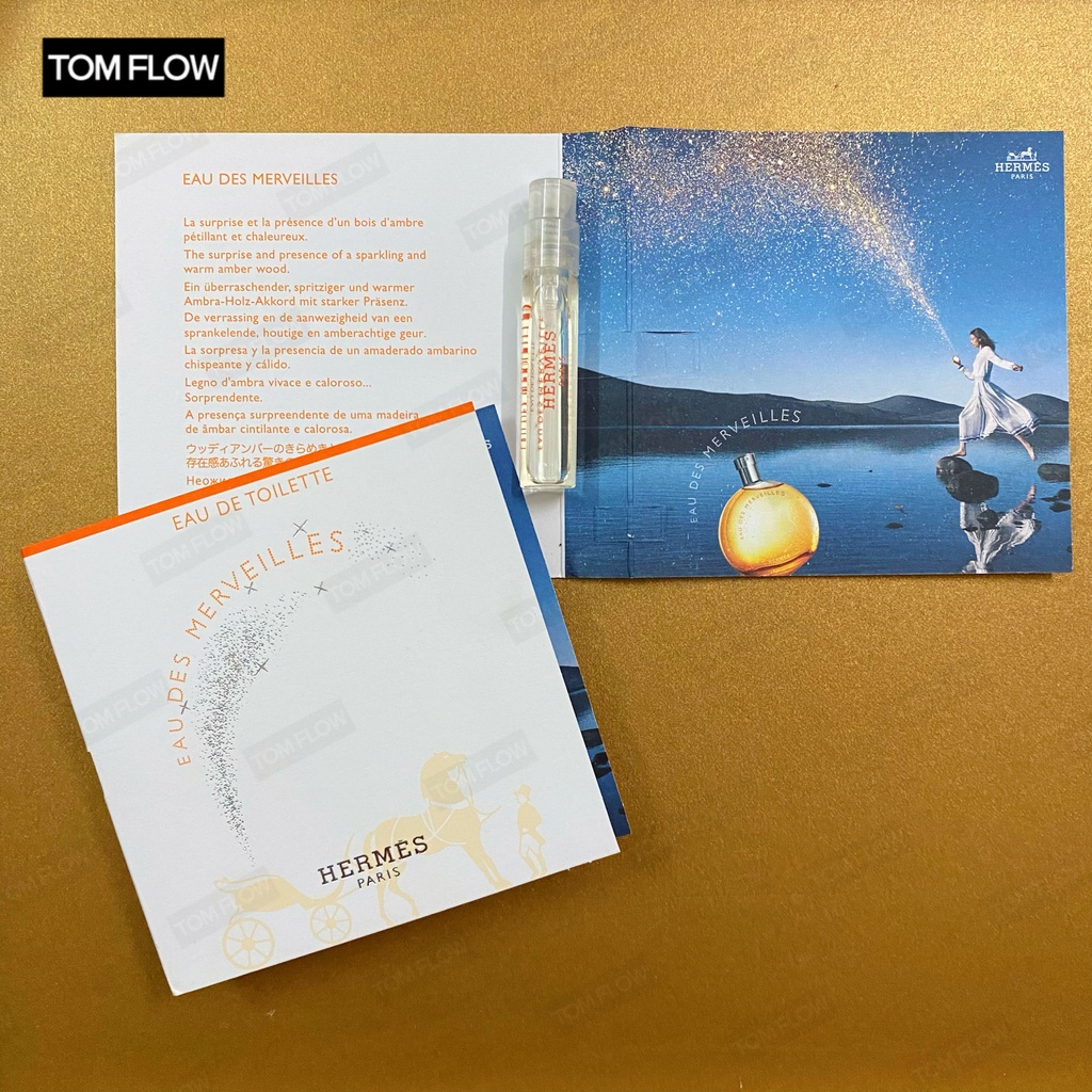 Vial Mẫu Thử Nước Hoa - HERMES Eau des Merveilles EDT 2 ML | TOMFLOW - Nước Hoa Chính Hãng