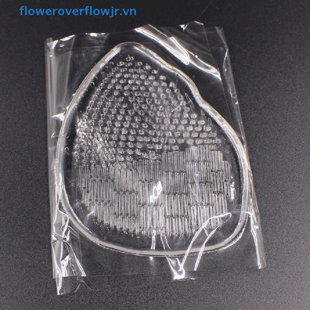 1 Cặp Đệm Lót Giày Bằng Silicon Gel Mềm Cho Nữ