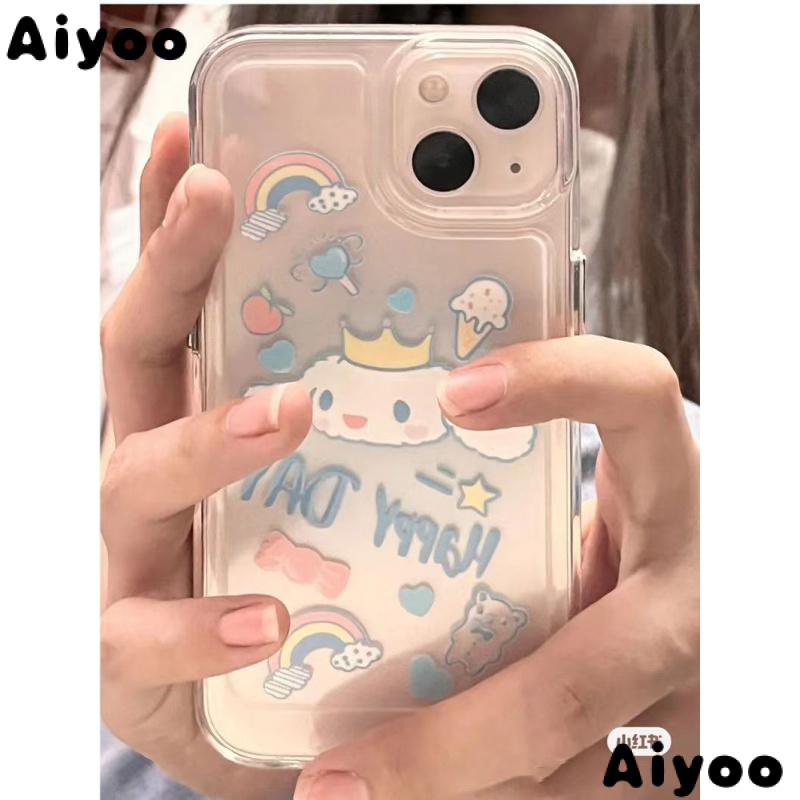 ✅Ốp Điện Thoại Mềm Màu Trong Suốt Hình Chú Chó Yugui Cho iPhone 13 11 12Promax XSmax XR 78Plus