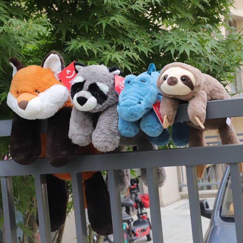 Sma dễ thương cáo mềm đồ chơi sang trọng con lười gối búp bê gấu trúc nhỏ búp bê cá sấu búp bê trẻ em quà tặng sinh nhật cô gái trẻ em quà tặng con lười búp bê fox gối