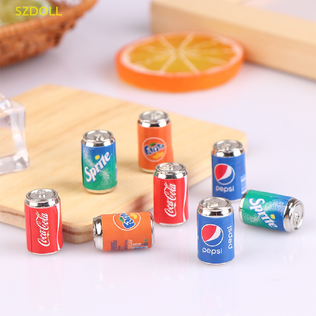 Set 4 Mô Hình Chai Nước Mini Trang Trí Nhà Búp Bê DIY