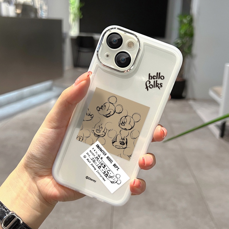 Ốp Điện Thoại Trong Suốt Chống Sốc In Hình Chuột mickey Cho iPhone 14 13 12 11 Pro Max