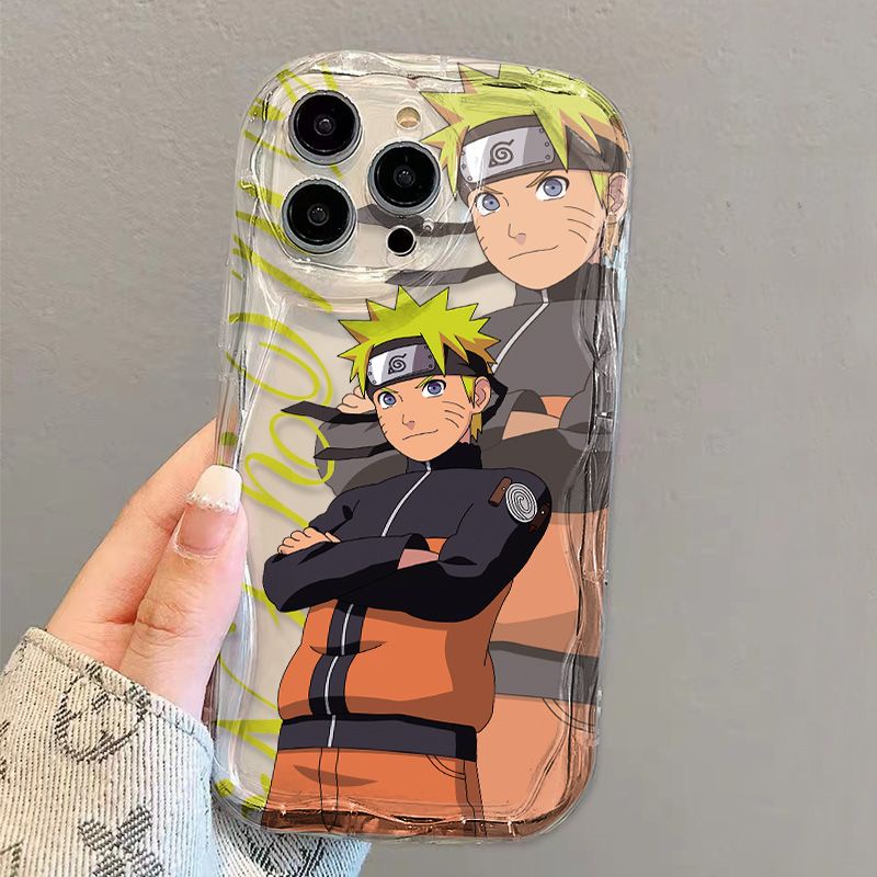 ✅Ốp Điện Thoại Mềm Chống Sốc Họa Tiết Naruto Màu Trong Suốt Cho iPhone14 13promax 12 11 7 8p xs 13promax