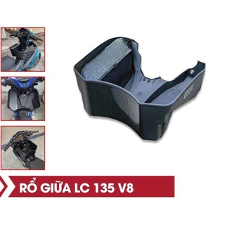 Rổ lc135 v8 rổ lc v8 rổ appi mẩu v2 gắn xe máy có hộp đồ