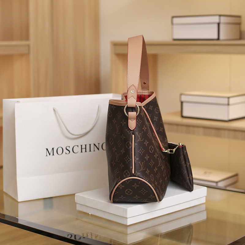 Túi Xách Lớn Nữ Lv Tote Da PU Công Sở Dáng Vuông Size Vừa Có Thời Trang