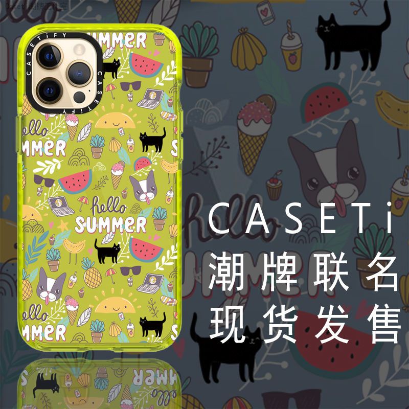 Ốp Điện Thoại Chống Sốc Thời Trang Mùa Hè Cho iPhone13pro 12promax 11 xs 8