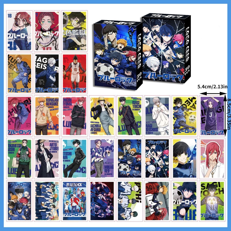 Bộ 30 Thẻ Bài Anime Nhật Bản Chất Lượng Cao