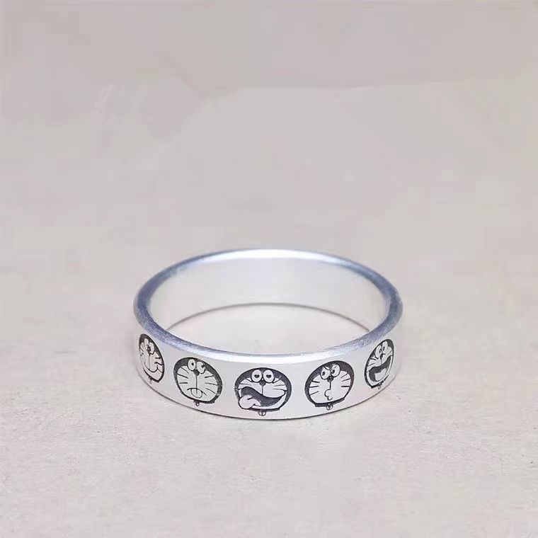 Nhẫn Hở Họa Tiết Doraemon Dễ Thương Có Thể Điều Chỉnh Thích Hợp Làm Quà Tặng Valentine