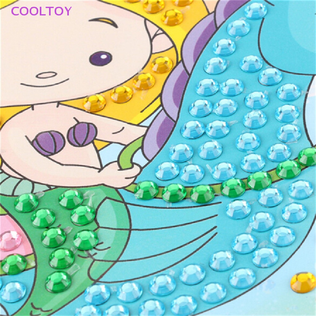 Cooltoy Bộ Tranh Đính Đá 5D Tự Làm Họa Tiết Hoạt Hình Giáo Dục Sớm Cho Bé