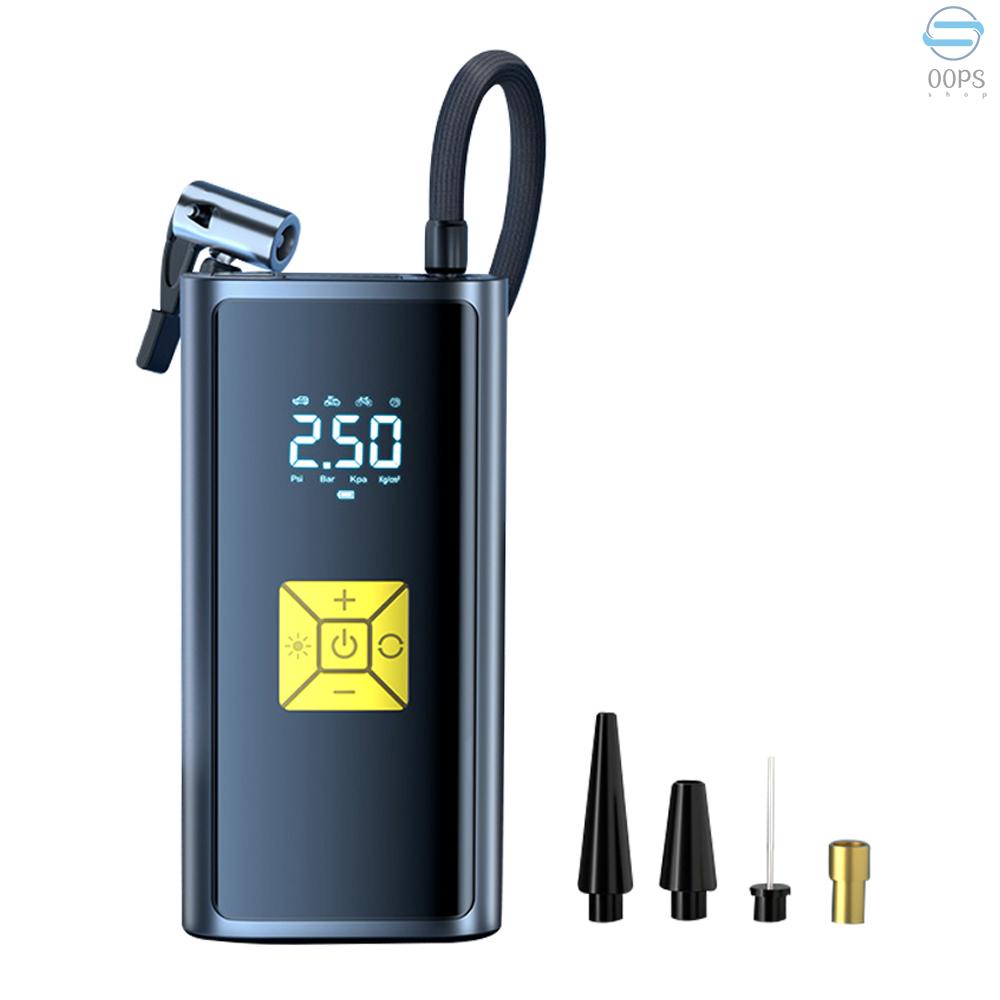 Máy Bơm Hơi 150PSI Không Dây Có Đèn LED Đa Năng