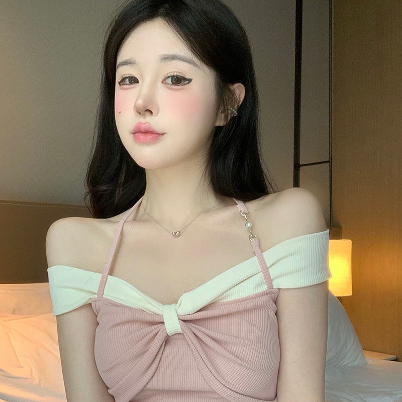 COZOKC COZOK Áo Thun Ngắn Tay Trễ Vai Ôm Dáng Gợi Cảm Dành Cho Nữ