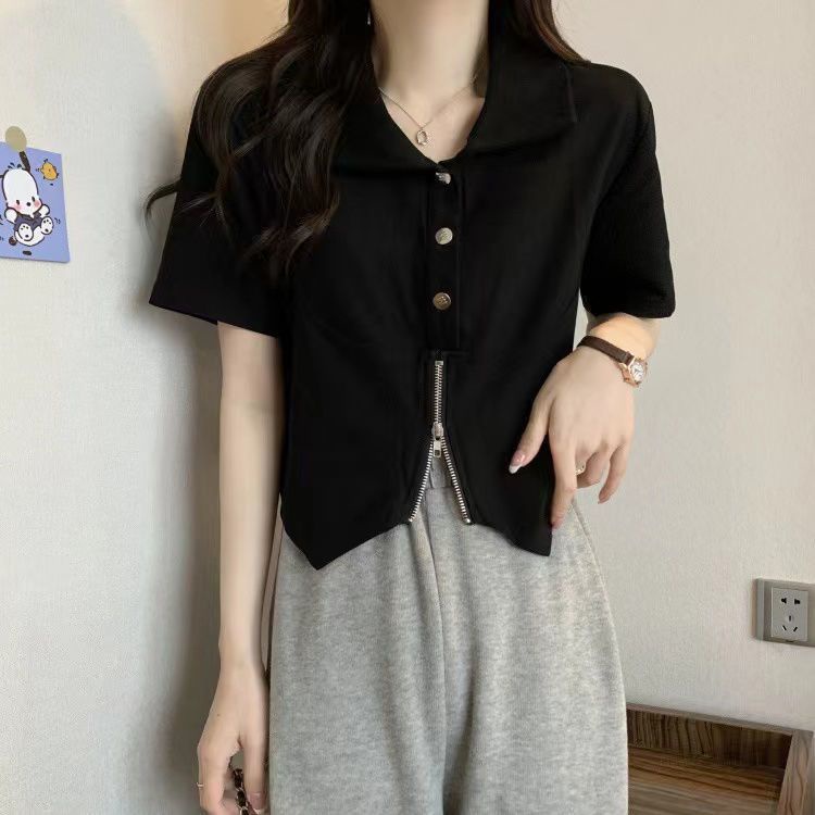 Áo thun COZOKC tay ngắn kiểu dáng đơn giản hợp thời trang