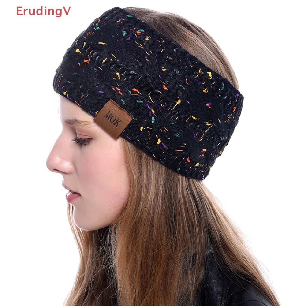 [ErudingV] Băng Đô Len Dệt Kim Rộng Giữ Ấm Tai Mùa Đông [Mới]