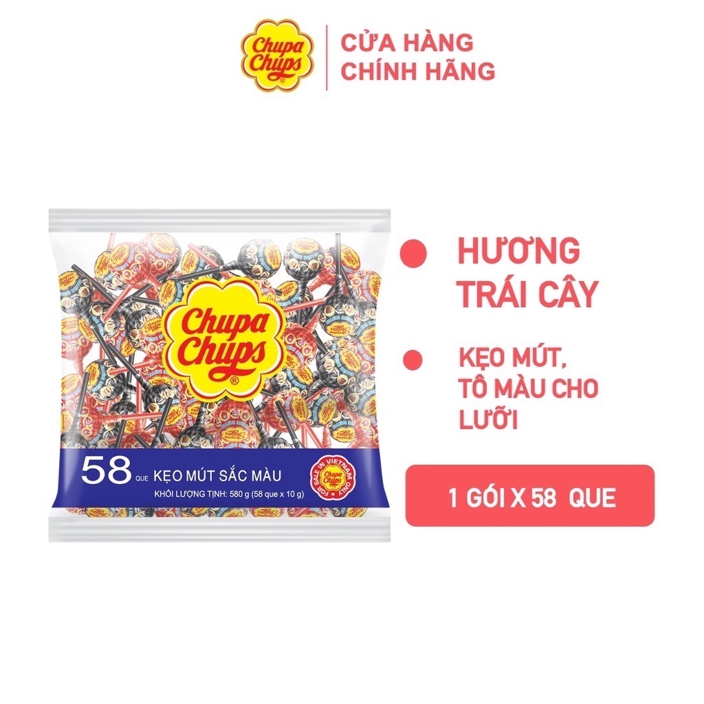 Kẹo mút Chupa Chups Hương Trái Cây Hỗn Hợp (Gói lớn)