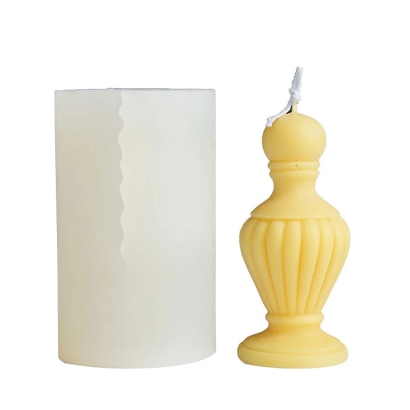 Khuôn Silicone Làm Nến DIY Hình Lọ Hoa Xinh Xắn