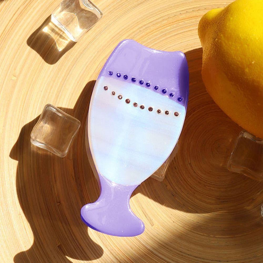 Kẹp Tóc Đuôi Ngựa Cỡ Lớn Bằng Acetate Dễ Thương|Kẹp Tóc Hình Cá Mập Phong Cách Hàn Quốc