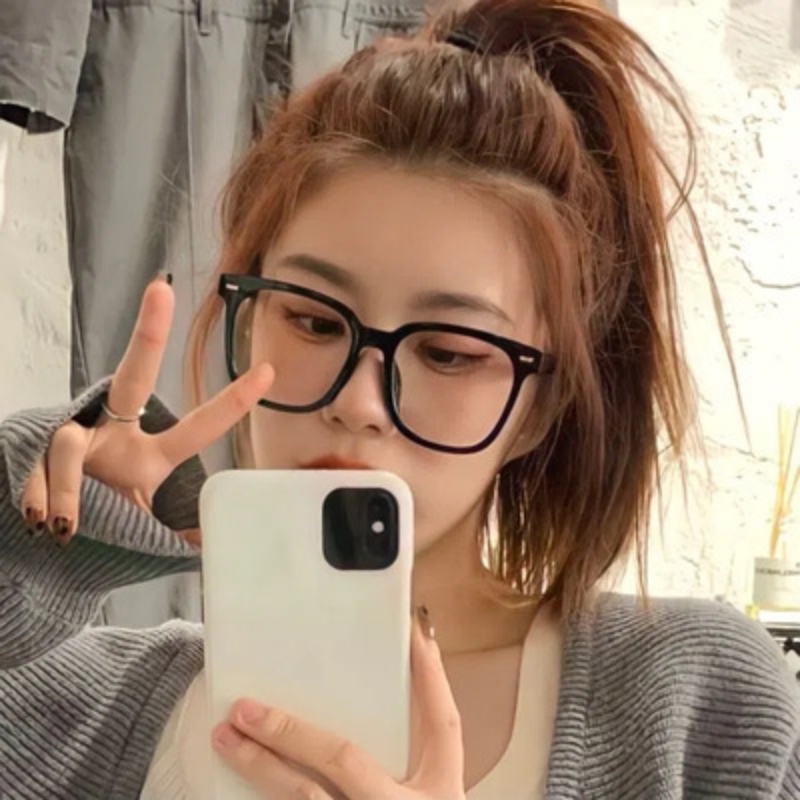 【-0°~-500°Mắt Kính Chống Ánh Sáng Xanh Phong Cách retro Thời Trang Cho Nam Nữ