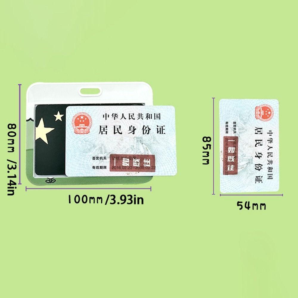 Vỏ Bọc Thẻ ID / Thẻ ID Bằng Polyester In Họa Tiết Hoạt Hình Cún Dễ Thương Cho Học Sinh