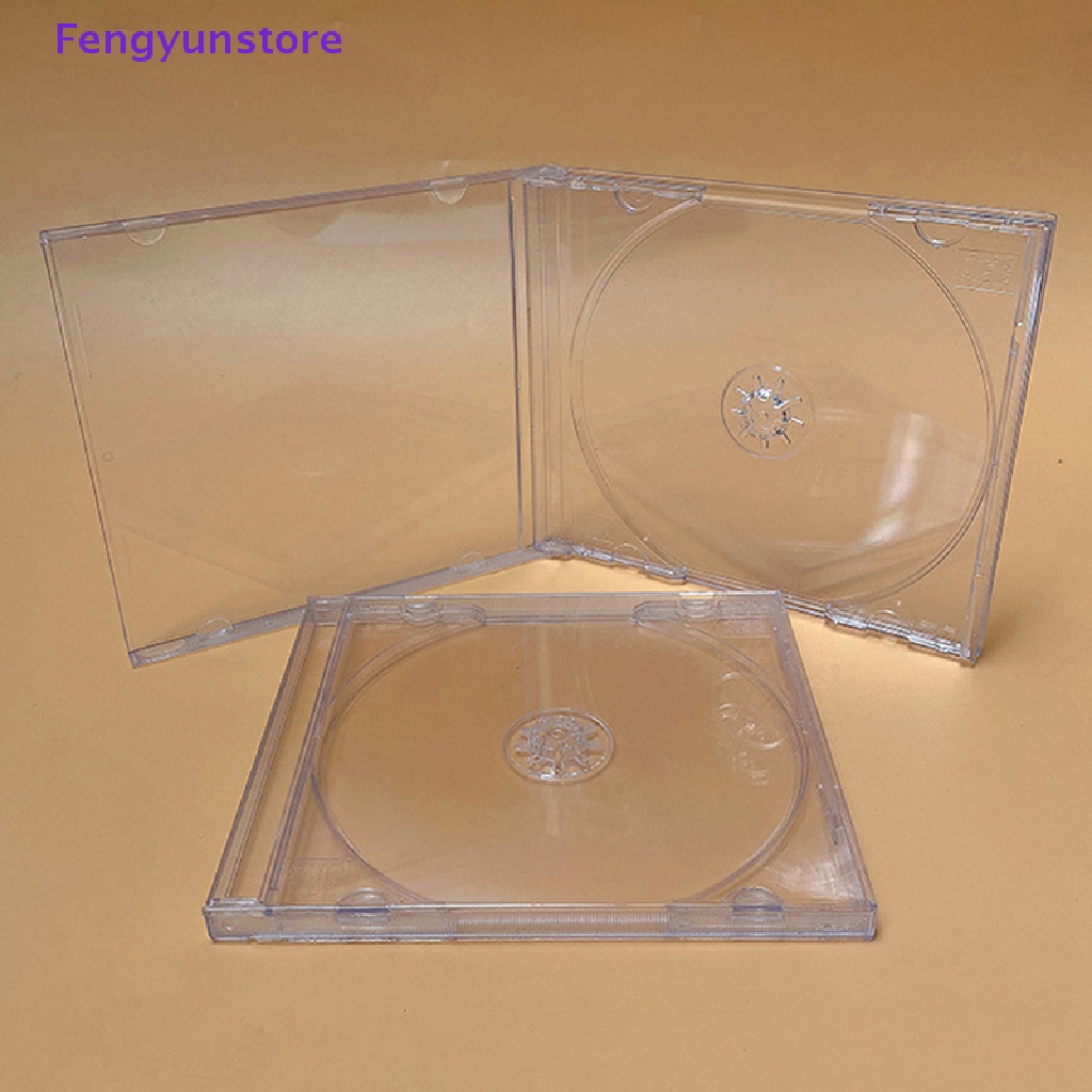 Feng 1PCS ReadStar Transparent Plastic Single Piece disc case CD case, thickened CD DVD disc box, Disc box VN