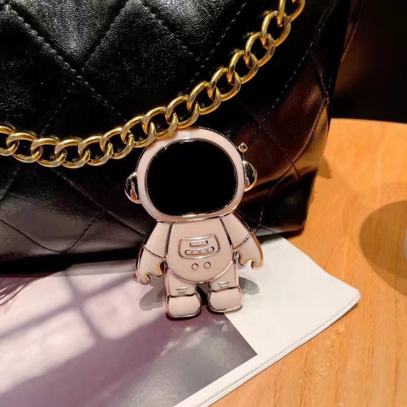 Nhẫn Đỡ Điện Thoại Bằng Kim Loại Mạ Điện Hình Phi Hành Gia Hoạt Hình 3D Dễ Thương