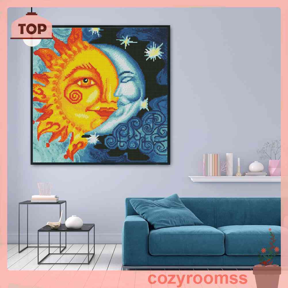 Bộ Dụng Cụ Thêu Tranh Chữ Thập 11CT DIY Hình Hoạt Hình