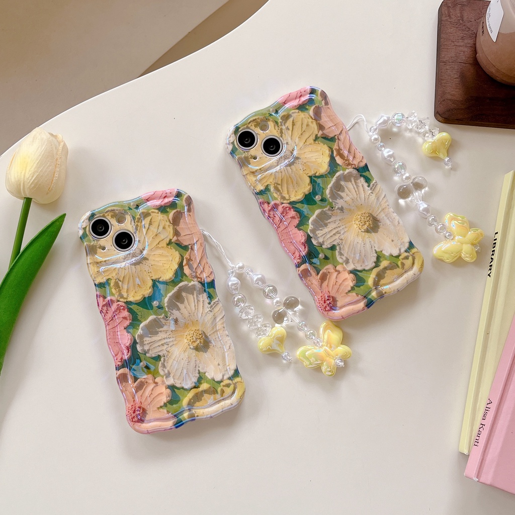 Ốp Điện Thoại TPU Chống Sốc Họa Tiết Tranh Sơn Dầu Cho IPhone 14 Pro Max 13 Pro Max 12 Pro Max 11