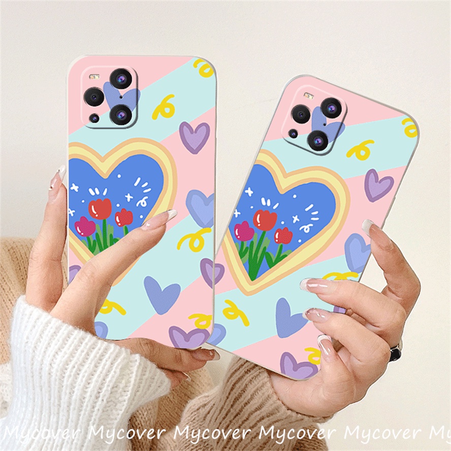 Ốp Điện Thoại Silicon Mềm Hình Trái Tim Kiểu Khung Ảnh Cho iPhone 14 13 12 11 Pro Max X XR Xs Max 6 7 8 Plus