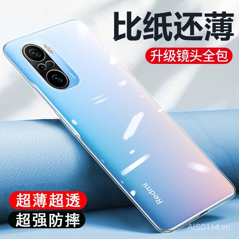 2023 new spot red rice k40 mobile phone case Xiaomi k40pro ultra-thin transparent pro original silicone game enhanced soft shell fashion