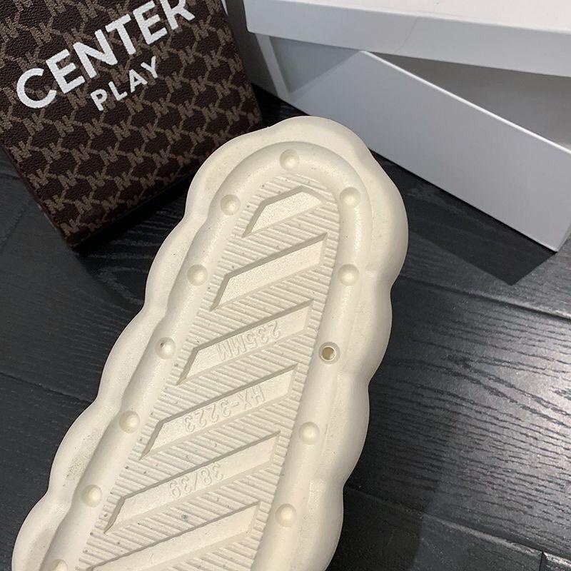 JY379- C8 - Dép  nữ đế mềm dễ thương bít mũi che nắng thời trang hè xinh xẻo cho nữ  cài stickcer